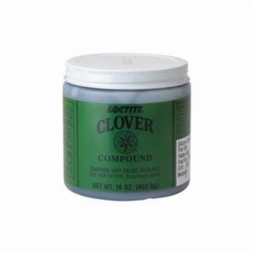 Loctite® Clover® 232959 Grade D Medium Sharpening Compound, 1 lb Jar, Gray, Liquid/Paste Form, Composition: Abrasive, Triethanolamine Diethanolamine